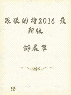 狠狠的撸2016 最新版